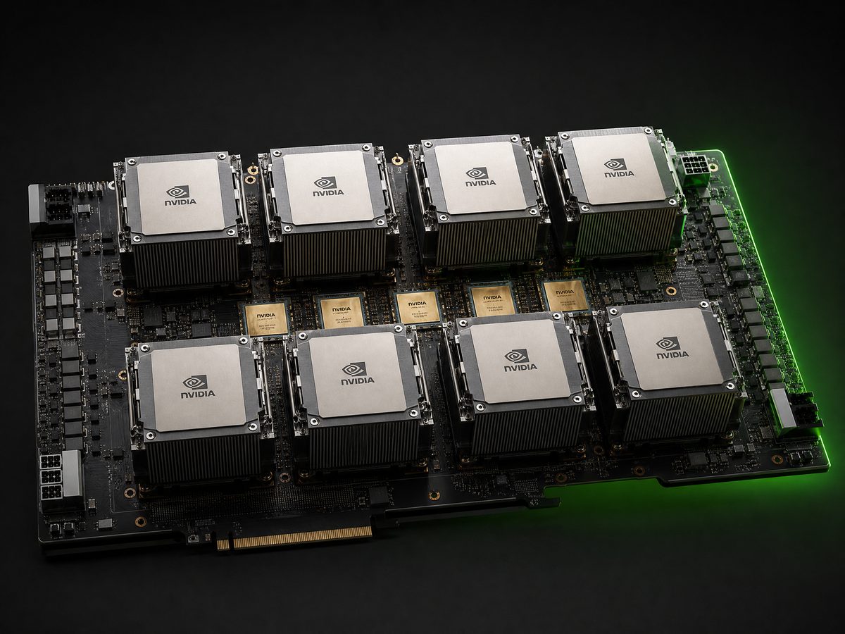 HGX H100 8-GPU Baseboard β OEM image